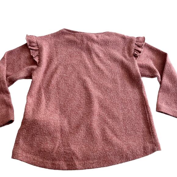 Zara girls ruffle shoulder top size 12-18 months - Picture 3 of 5